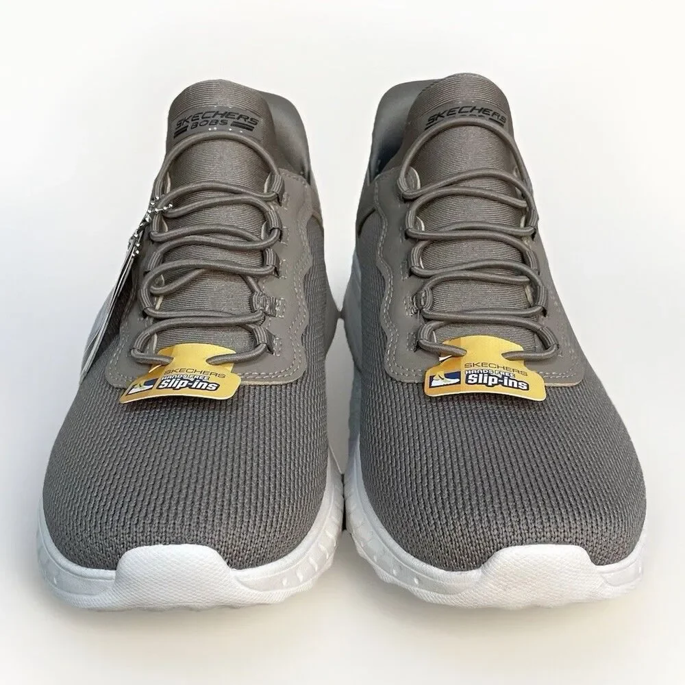 SKECHERS Bobs Sport Womens Size 9 Slip Ins Sneakers Taupe Hands Free Gray New - Picture 9 of 11